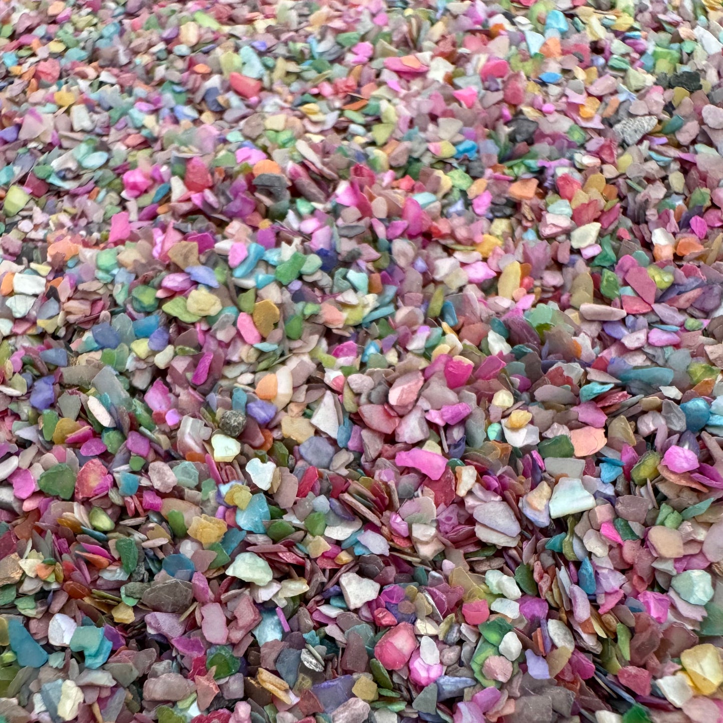 Nail Art Crushed Shells