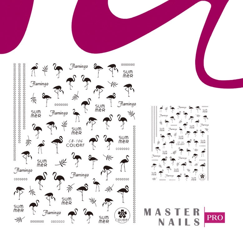CB-106 Flamingo Sticker