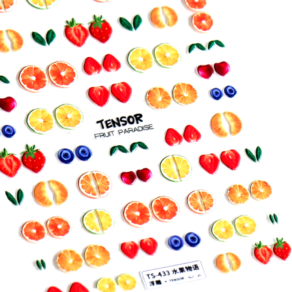 5D Reliefs Fruits design TS(433-434)