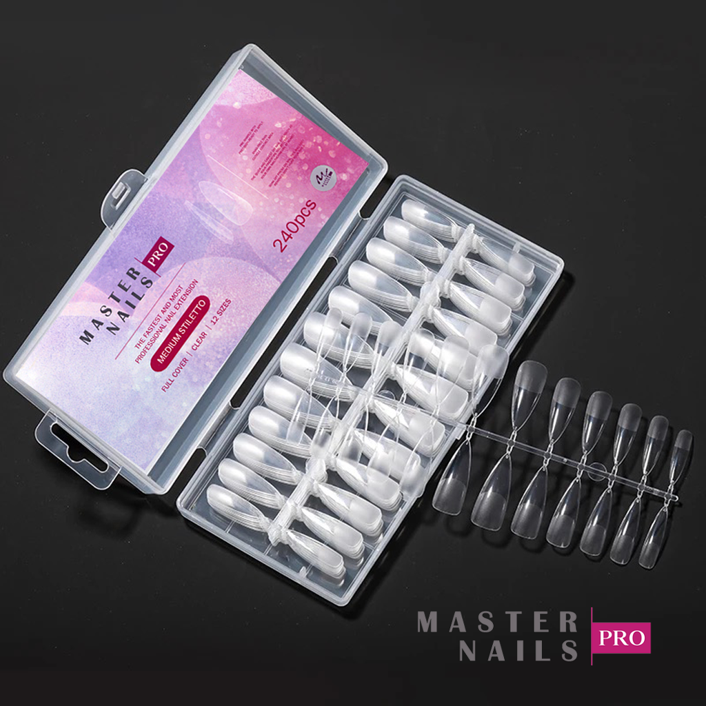 Gel Tip Medium Stilettos 240pcs