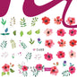 3D Nail Stickers (Flowers E688-E697)