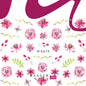 3D Nail Stickers (Flowers E666-E676)