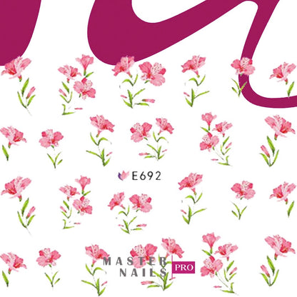 3D Nail Stickers (Flowers E688-E697)