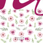 3D Nail Stickers (Flowers E666-E676)
