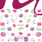 3D Nail Stickers (Flowers E666-E676)