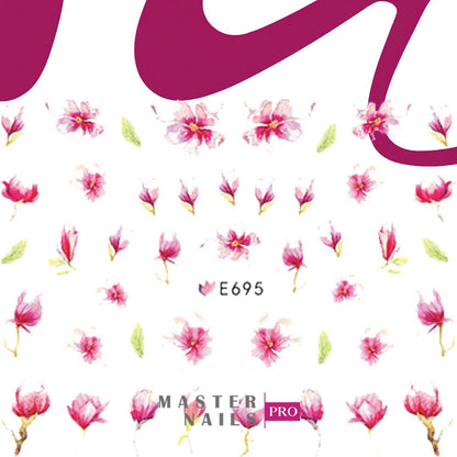3D Nail Stickers (Flowers E688-E697)