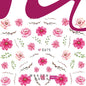 3D Nail Stickers (Flowers E666-E676)