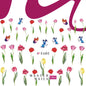 3D Nail Stickers (Flowers E677-686)